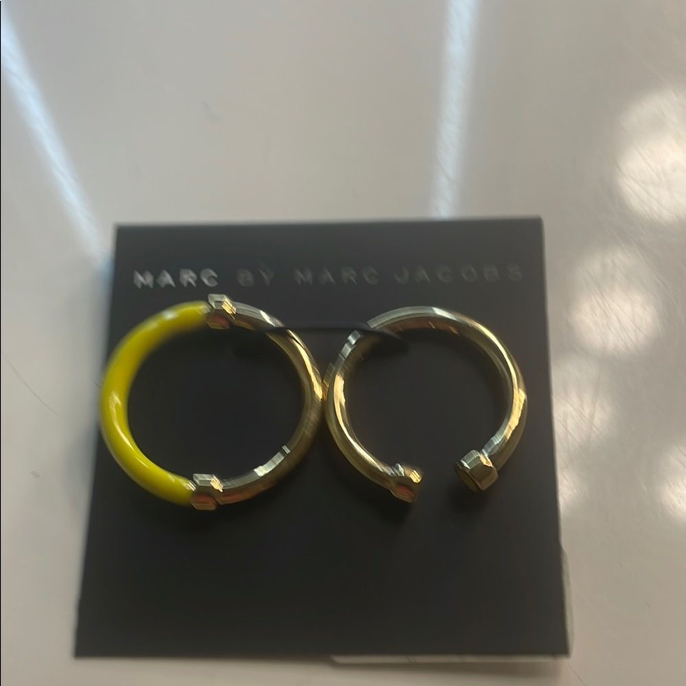 NWT Marc by Marc Jacobs Yellow and Gold Rings